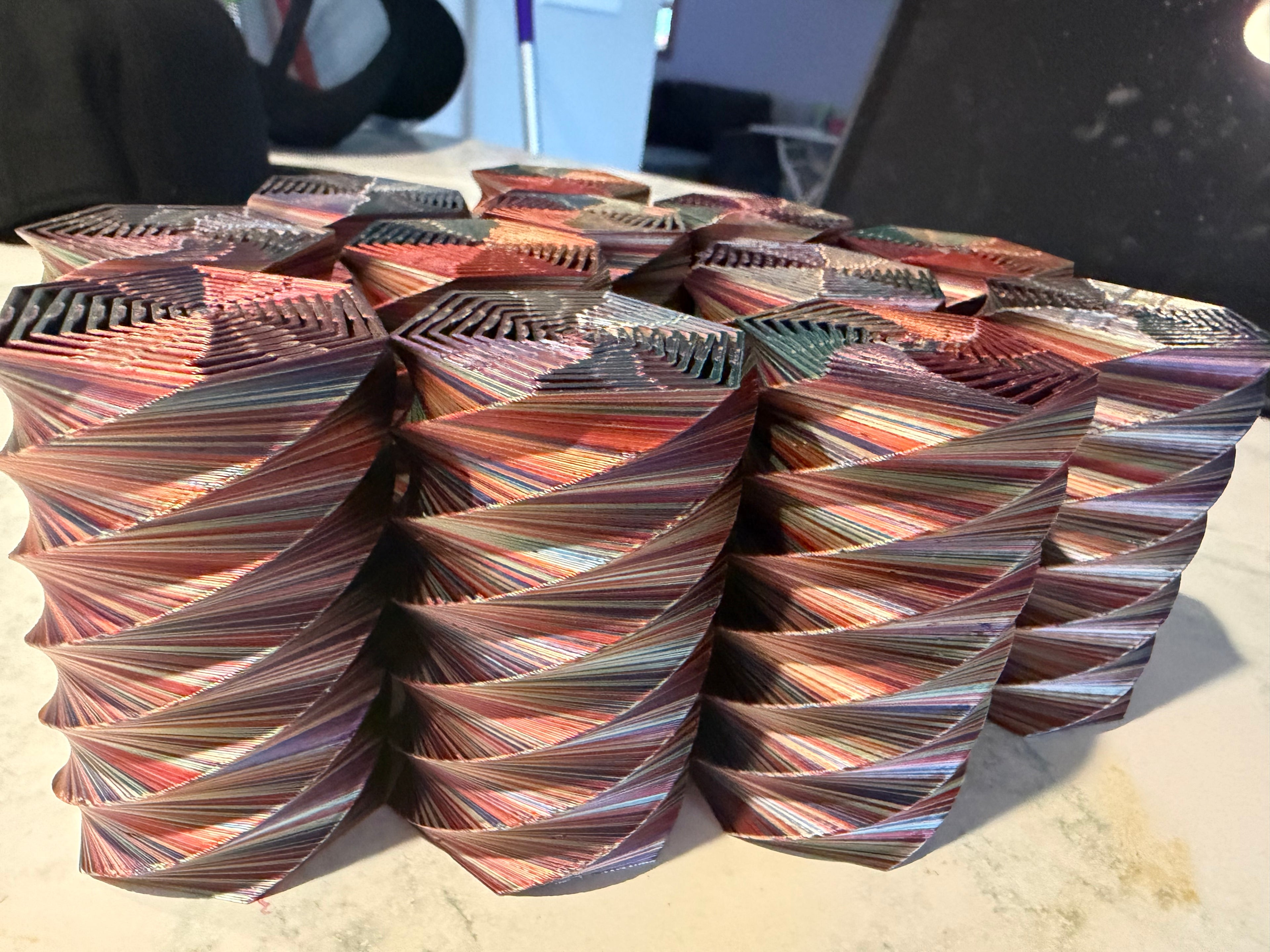 Mega spiral hex fidget